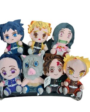 20cm Demon Slayer Plush Doll Kawaii Nezuko Shinobu Tanjiro Mitsuri Zenitsu 6791049