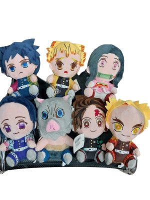 20cm Demon Slayer Plush Doll Kawaii Nezuko Shinobu Tanjiro Mitsuri Zenitsu 6791049