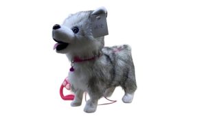 MASKOTKI Piesek interaktywny DUŻY chodzi na smyczy szczeka 6791050