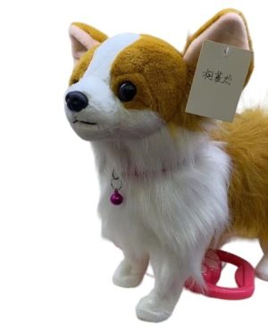 MASKOTKI Piesek interaktywny DUŻY chodzi na smyczy szczeka 6791052