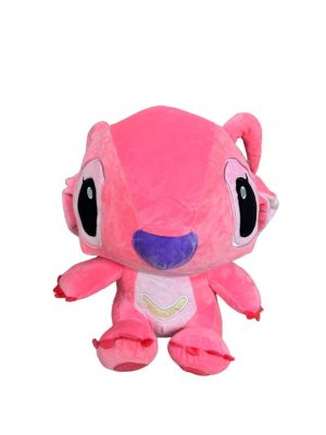 STICH DUŻA MASKOTKA PLUSZAK ZABAWKA LILO I STICH ANGEL RÓŻOWA XL 45cm 6791053