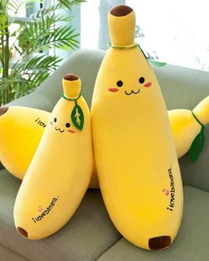 Maskotka pluszak średni miękki banan 50 cm 6791079