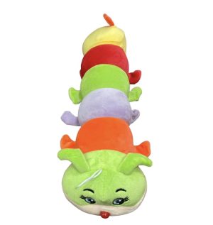 DŁUGA GĄSIENICA PODUSZKA MASKOTKA PLUSZOWA 40CM 6791155