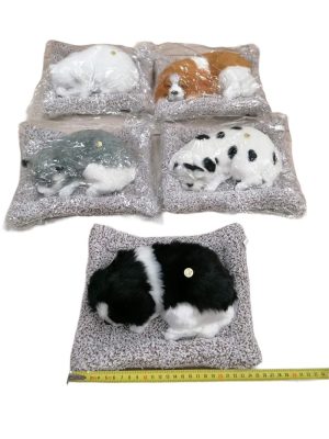 MASKOTKI MIALCZACY PIES NA PODUSZCE 25CM 6791237