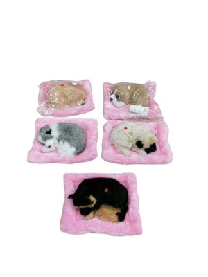 PIESEK ŚPIĄCY NA PODUSZCE SZCZENIAK SŁODK OWCZAREK - 6791328