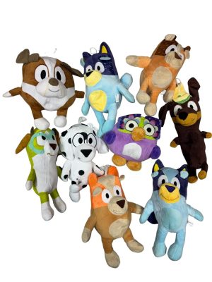 MASKOTKI Bluey Bingo pluszowa Chloe miody Snickers Winton Bandit pluszowa 6791343