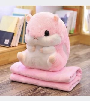 koc Kocyk Chomik Zestaw 3w1 Przytulanka Koc 6791361