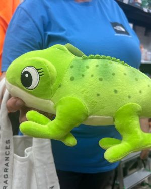 Maskotka pluszowy kameleon 30 cm zielony 6791453