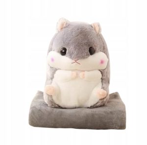 PRZYTULANKA PLUSZAK PODUSZKA KOC CHOMIK_unisex 6791481