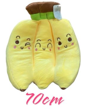 Poduszka maskotka pluszak Banany owoce 70 cm 6791515