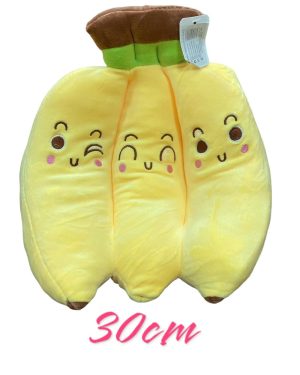 Poduszka maskotka pluszak Banany owoce 30 cm 6791517