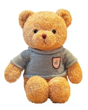 PLUSZOWY MIŚ w sweterku DUŻA MASKOTKA 48cm 6791572