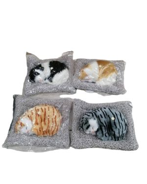 PLUSZOWY ŚPIĄCY KOTEK NA PODUSZCZE MIAUCZĄCY KOT 6791600