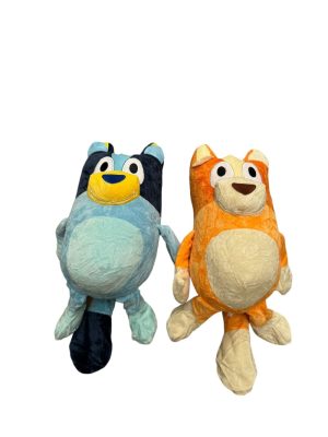 PODUSZKA MASKOTKI MIĘKKIE PRZYTULANKI PLUSZAKI BLUE I BINGO 40CM 6791623