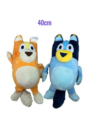 PODUSZKA MASKOTKI MIĘKKIE PRZYTULANKI PLUSZAKI BLUE I BINGO 40CM 6791627