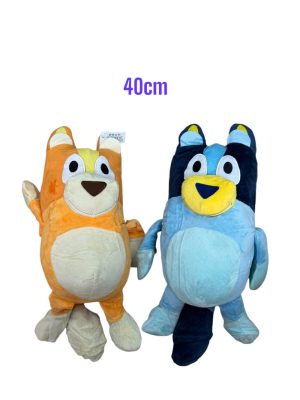 PODUSZKA MASKOTKI MIĘKKIE PRZYTULANKI PLUSZAKI BLUE I BINGO 40CM 6791627