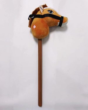 HOBBY HORSE KOŃ NA KIJU patyku GŁOWA KONIA Pluszowa Konik DŹWIĘKI 6791681