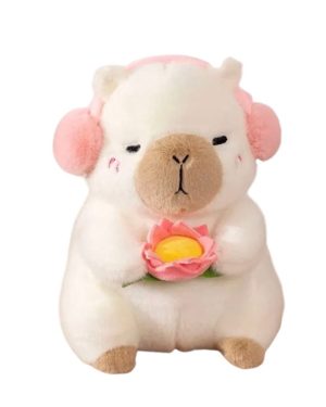 MASKOTKA KAPIBARA PLUSZAK RÓŻOWY CAPIBARA PLUSZ MIĘKKA ZABAWKA PREZENT 25CM 6791682