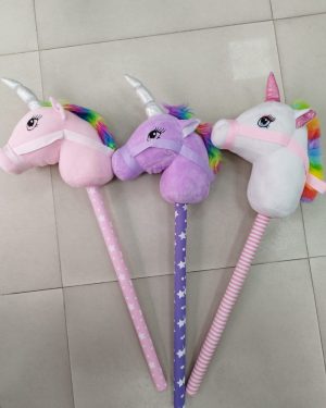 GŁOWA JEDNOROŻCA NA KIJU HOBBY HORSE PLUSZOWY 6791693