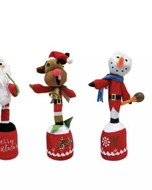 ŚWIĄTECZNA KAKTUS TAŃCZY ŚPIEWA ŚWIECI POWTARZA NA BATERIE 6791793