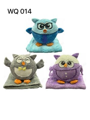 maskotka sowa z kocem 6791853