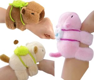 KAPIBARA Z ŻÓŁWIEM OPASKA NA RĘKĘ ZABAWKA MASKOTKA BRANSOLETKA 6791889