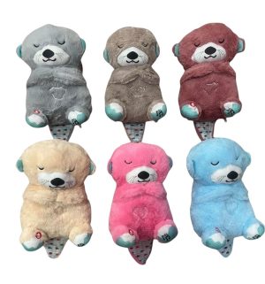 PRZYTULANKA MASKOTKA WYDRA SZUMIĄCY USPOKAJACZ SZUMIŚ ODDYCHAJĄCA WYDRA 6791958