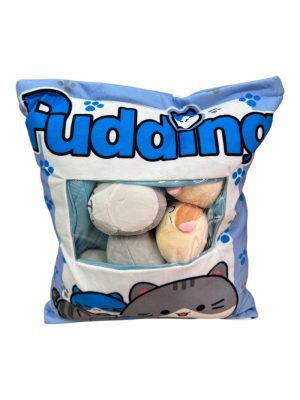 Zdejmowane Pluszowa kotów poduszka rzucania 40cm 6791969