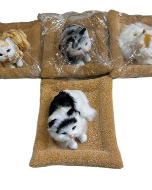 MASKOTKA Śpiący  KOT  na poduszce 6791991