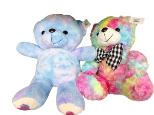 Pluszak miś pluszowy tęczowy maskotka 45cm 6792007