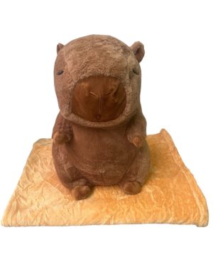 KAPIBARA MASKOTKA PRZYTULANKA KOCYK PODUSZKA 3W1 40 CM 6792034