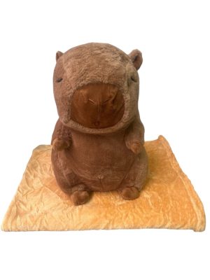 KAPIBARA MASKOTKA PRZYTULANKA KOCYK PODUSZKA 3W1 40 CM 6792034