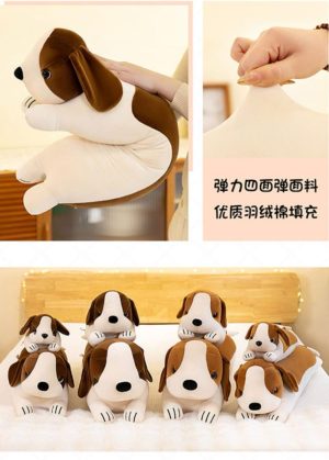 110CM MASKOTKA PLUSZAK PRZYTULANKA PODUSZKA DŁUGI PIES 6792072