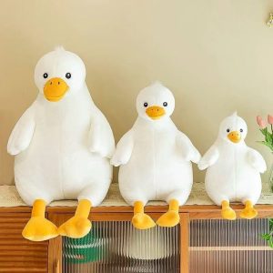 80CM MASKOTKA PRZYTULANKA GĘŚ KACZKA SIEDZĄCA 6792082