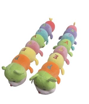 DŁUGA GĄSIENICA PODUSZKA MASKOTKA PLUSZOWA 70CM 6792127