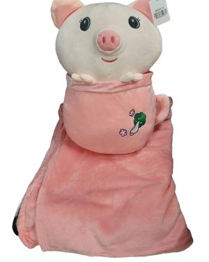 MASKOTKI MIŚ PLUSZAK 50CM + KOCYKA 6792146