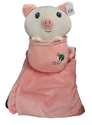 MASKOTKI MIŚ PLUSZAK 50CM + KOCYKA 6792146