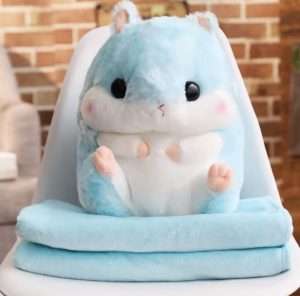 PRZYTULANKA PLUSZAK PODUSZKA KOC CHOMIK_unisex 6792177