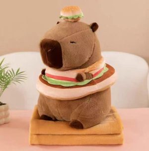 MASKOTKI KAPIBAR PLUSZAK 40CM Z KOCEM 6792185