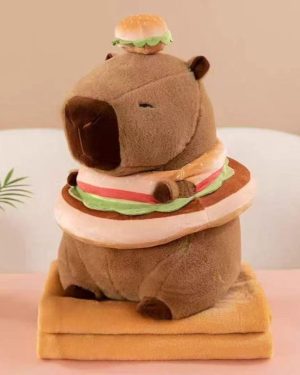 MASKOTKI KAPIBAR PLUSZAK 40CM Z KOCEM 6792185