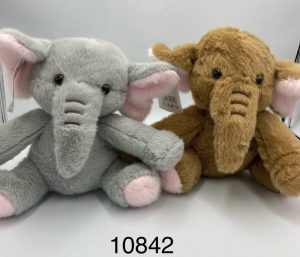 maskotka pluszowy słoń stojący 20cm 6792190