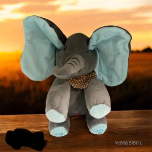 SŁONIK ŚPIEWAJĄCY MASKOTKA PLUSZOWY SŁOŃ AKUKU INTERAKTYWNY PLUSZAK 6792217