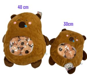 Mega duża poduszka kapibara z maskotkami 30CM 6792234