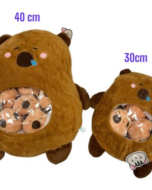Mega duża poduszka kapibara z maskotkami 30CM 6792234