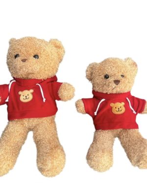 30CM PLUSZAK Miś PLUSZOWY USZATEK MASKOTKA Przytulanka ZABAWKA Duży Retro ZESTAW 6792240