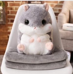 CHOMIK Z KOCYKIEM MASKOTKA PRZYTULANKA ZABAWKA PREZENT 6792241