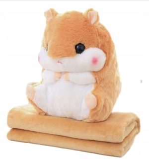 CHOMIK Z KOCYKIEM MASKOTKA PRZYTULANKA ZABAWKA PREZENT 6792244