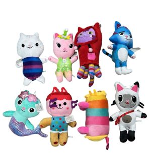 ZESTAW MASKOTEK KOCI DOMEK GABI 8 SZTUK MASKOTKA KICIUŚ PANDUŚ NAJKOTEK 6792269