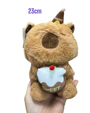 Pluszowy tort urodzinowy Kapibara i Miś 23cm 6792284