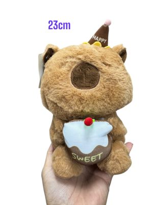 Pluszowy tort urodzinowy Kapibara i Miś 23cm 6792284